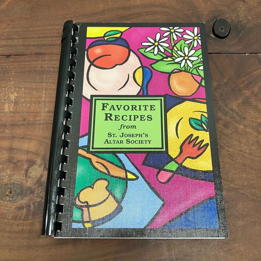 Favorite Recipes St Joseph Altar Society 2003 Cookbook Muskogee Oklahoma Spiral